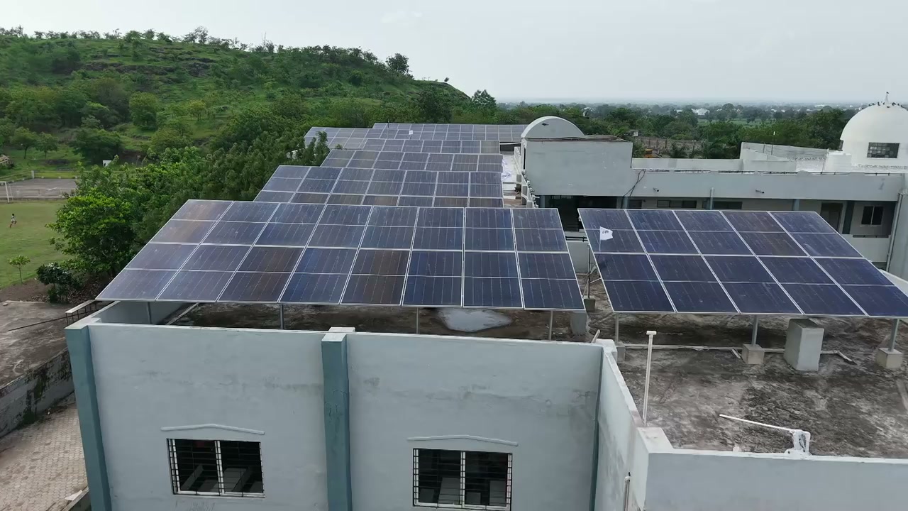 60 kW commercial solar installation by r-solar in Madhya Pradesh